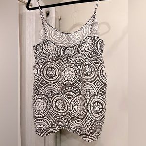 Vintage Gap tank top, brown and cream pattern, size: XL